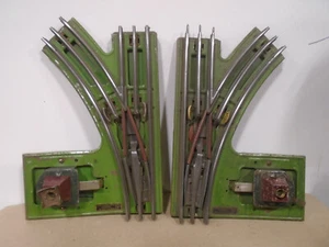 PREWAR VINTAGE LIONEL #021 O GAUGE PAIR OF MANUAL SWITCH TRACKS EXCELLENT CONDIT - Picture 1 of 4