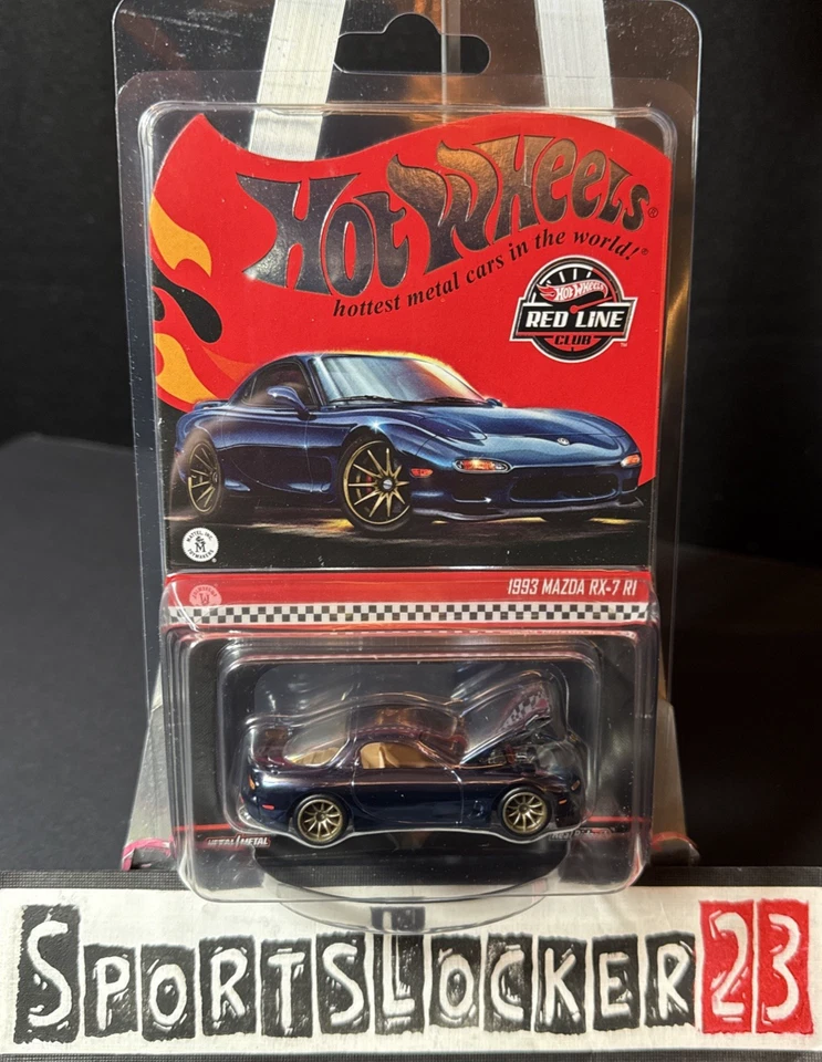 Hot Wheels RLC 2025 exclusivo Red Line Club - Mazda RX-7 R1 1993 (JCP16) SELLADO Foto 1 de 4