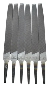 Nicholson 6" Flat Aluminum File, Type A, Double Cut 6 Pack - Picture 1 of 1