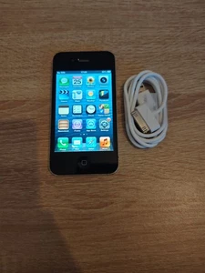 Apple iPhone 4 A1332 - 32GB Black (Unlocked) IOS 6.1.3 - Picture 1 of 7