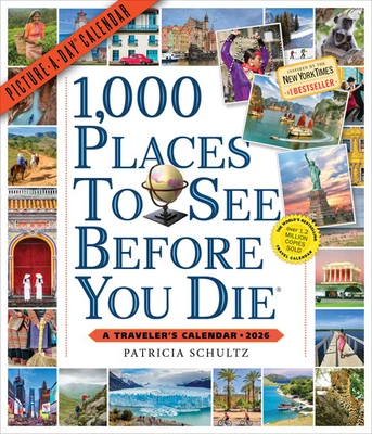 1000 Places To See Before You Die 2026 Square Wall Calendar - image 1 of 4