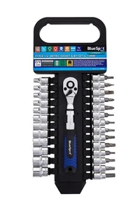Blue Spot 01495 Metric Socket & Bit Set 27 Piece 1/4" Drive (4-13mm) - Picture 1 of 1