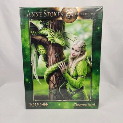New Sealed Clementoni Puzzle Anne Stokes Collection "Kindred Spirits" 1000 pc - Image 1 of 4