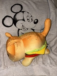 Aphmau Cheeseburger Cat Plush MeeMeows Sandwich Cat Face Kawaii Toy Yellow - Picture 1 of 4