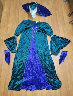 LADY JULIET MEDIEVAL RENAISSANCE REN-FAIRE MAIDEN COSTUME DRESS PLUS SIZE 16 24 - Image 1 of 4