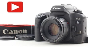 Tested [ MINT ] Canon EOS 7S ELAN 35mm Film Camera EF 50mm F1.8 II From JAPAN - Picture 1 of 14