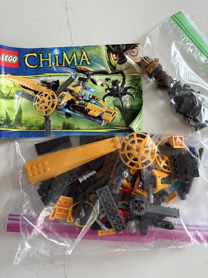 Lego Legends of Chima 70129 Lavertus' Twin Blade Set Complete w/ minifigures - Image 1 of 3