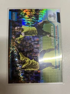 2021-22 Topps Stadium Club Chrome UEFA ANDRES INIESTA Blue Refractor Barcelona - Bild 1 von 2