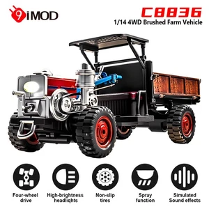 JJRC C8836 RC Tractor Car 4WD 1/14 Scale Remote Control Farm Vehicle Kids Toy - Picture 1 of 20
