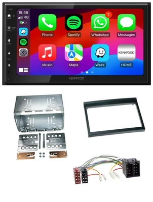 Kenwood MP3 USB DAB 2DIN Bluetooth Autoradio für Porsche Boxster 1996-2004 - Bild 1 von 4