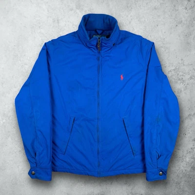 Chaqueta Polo Ralph Lauren Cremallera Completa Forrada de Vellón Ventilada Capucha Oculta Para Hombre Mediana Foto 1 de 4