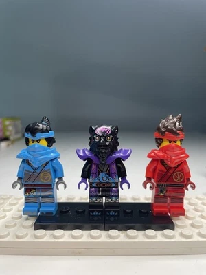 Ninjago Lord Ras, Nya, Kai, Lot Of 3 Minifigures - Image 1 of 2