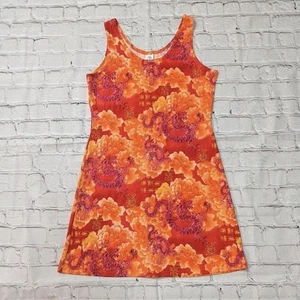 Y2K Asian Dragon Floral Dress (Size Large) - Bild 1 von 4