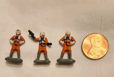 1996 Star Wars Micro Machines Rebel Pilots Galoob  Figure Collection rare - Image 1 of 3