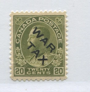 Canada KGV Admiral 20 cents overprinted War Tax mint NH - Picture 1 of 1