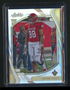 2021 ABSOLUTE ROOKIE /250 PAYTON TURNER SAINTS - Picture 1 of 1