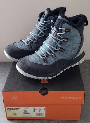 NUEVO EN CAJA Bota Zapatilla Merrell Antora WP X SA Arctic Cobalt Para Mujer Talla 8 M Foto 1 de 3