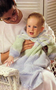 COZY Pastel Baby Bunting/Crochet Pattern INSTRUCTIONS ONLY - Picture 1 of 1