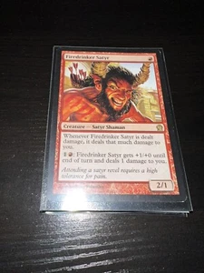 Mtg Singles - Firedrinker Satyr - Theros - Rare - MP - Picture 1 of 1