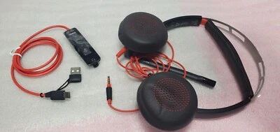 POLY BW Blackwire C5220 C5220T Stereo HS +3.5mmp +USB-C/A Headset 8X231AA - Image 1 of 4