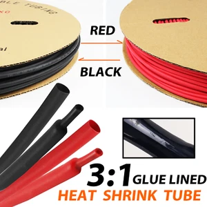 Marine Grade Heat Shrink Tubing 3:1 Double Wall Shrink Wrap Cable Insulation DIY - Picture 1 of 17