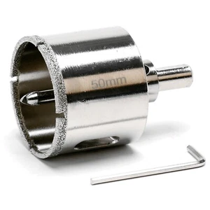 2 inch Diamond Hole Saw 50mm Ceramic Tile Drill Bit Center Pilot for Stone Glass - Picture 1 of 12