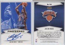 2013-14 Panini Preferred Panini Signatures Blue /25 Jalen Rose #534 Auto
