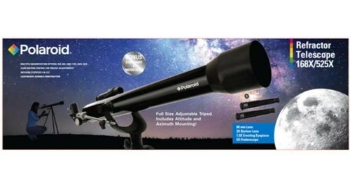 POLAROID (IT-160X) 75X/150X Refractor Telescope With Full Size