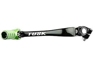 Tusk Folding Shift Lever Black/Green Tip Kawasaki Klx110 & L 100R 05-2022 (100)