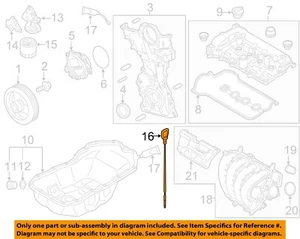 MAZDA OEM 14-17 6 Engine-Oil Fluid Dipstick PY0110450 - Bild 1 von 2