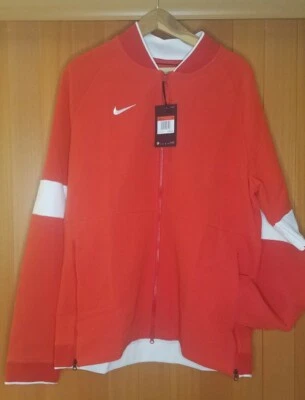 NIKE Football Dri-Fit Therma Coaches Jacket AO5854-657 Red MEN'S LARGE New - Image 1 of 4