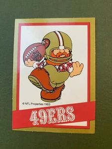 SAN FRANCISCO 49ERS 1983 NFL Properties AVON Huddles Football Team Card - Picture 1 of 4