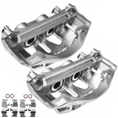 2x Rear Disc Brake Calipers w/ Bracket for Ford E-450 Super Duty 2008 2009-2019 - Image 1 of 4