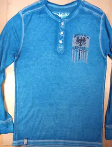 Nobility Henley Hemd Herren Large 2-seitige Grafik L COOL! muscle - Bild 1 von 12