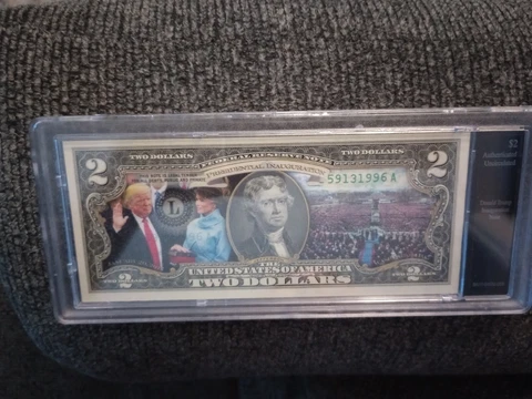 donald trump 2 dollar bill Cover