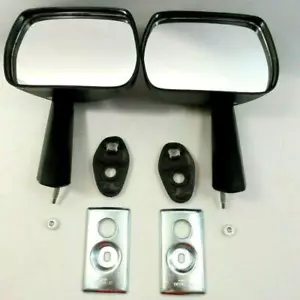 For Lada Riva VAZ 2015 2017 2104 IVAN Black Fender Mirrors Pair RH LH - Picture 1 of 11