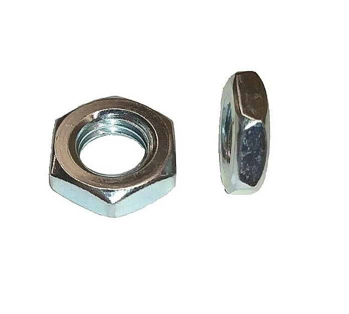 Sechskantmuttern niedrige Feingewinde Verzinkt Flach DIN 439 Muttern  - Bild 1 von 1