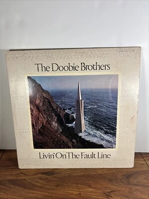 The Doobie Brothers Livin’ On The Fault Line Album Vinyl Record LP 1977 Pop Rock - Image 1 of 4