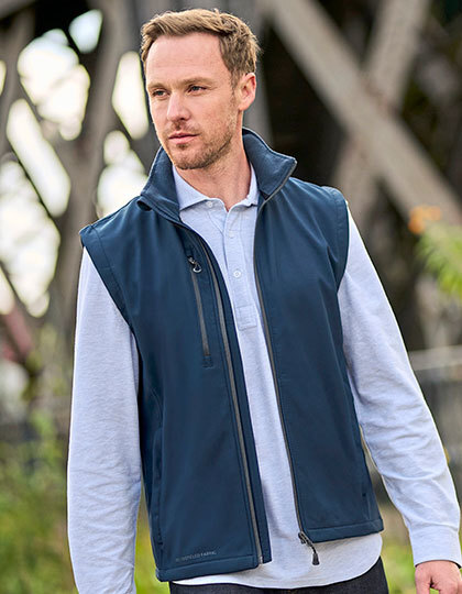 Gilet Uomo In Pile Softshell Senza Maniche Impermeabile