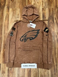 Nike Philadelphia Eagles Salute to Service Hoodie 2023 Sideline Pullover STS - Picture 1 of 10