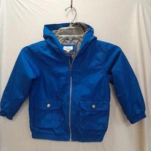 Circo Boy Size 4T Blue Hooded Jacket Raincoat Windbreaker EUC - Picture 1 of 10