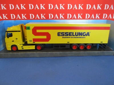 Die cast 1/43 Modellino Camion Truck Mercedes Actros 1851 Esselunga by Burago - Immagine 1 di 4
