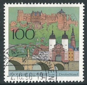800 Jahre Heidelberg - 100 Pf. - gestempelt - Mi.Nr. 1868 - Bild 1 von 1