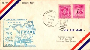 All American First Flight Newark New Jersey - Pittsburgh Pennsylvania - 1949 - Picture 1 of 2