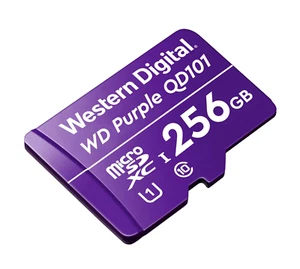 Western Digital WD Purple SC QD101 256GB Smart Video karta microSDXC, WDD256G1P0C - Zdjęcie 1 z 2