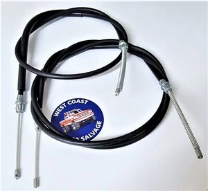 FORD F100 F150 REAR HAND BRAKE CABLE LEFT + RIGHT BRONCO 81-92 - Picture 1 of 9
