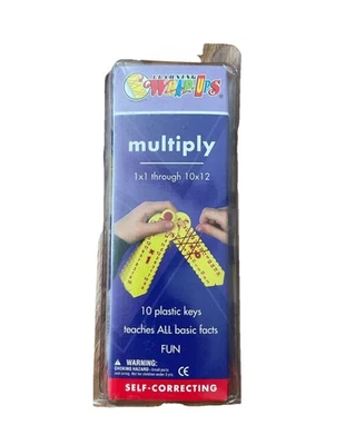Multiplication Learning Wrap-Ups Practice Drill NWT Times Tables Math Facts - Image 1 of 4