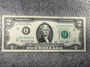 1976 $2 Dollar U.S. Federal Reserve UNC Note San Francisco Fr#1935 SPC1139 - Picture 1 of 3