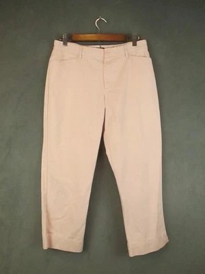 Ralph Lauren Pants Womens 8 Pink Classic Chino Polo Cotton Straight Cropped - Image 1 of 4