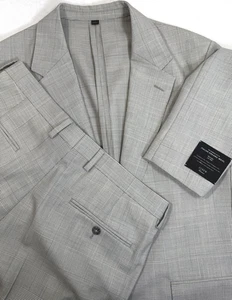 J Crew Kenmare Italian Org Wool Suit Trouser GlenCheck 38R/31x27.5 Marzotto Gray - Picture 1 of 8
